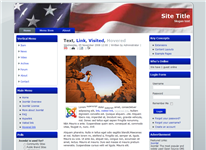 Joomla Boy Scout Flag Blue Template - Click Image to Close